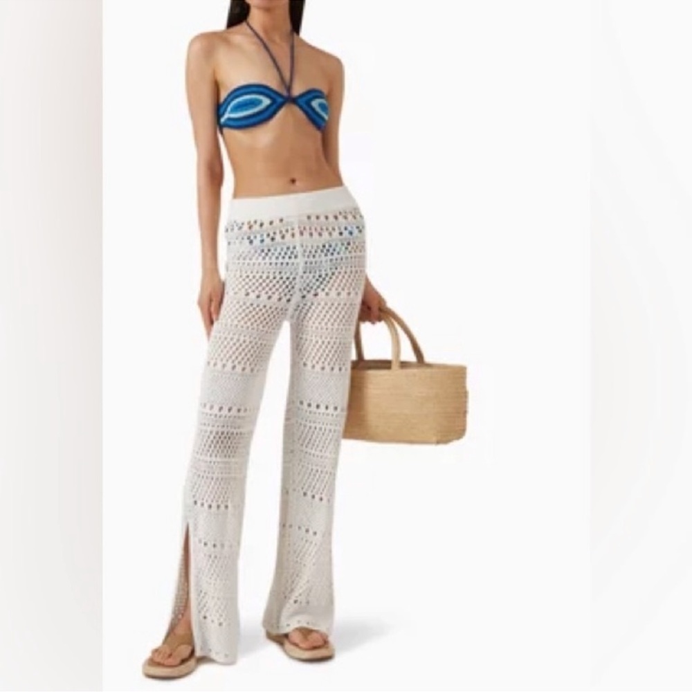 SOLID & STRIPED PANTS COVERUP